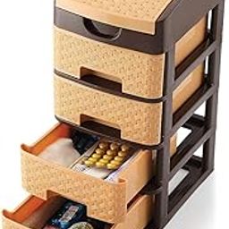 LITA MART Plastic 2 3 4 Layer Multipurpose Drawer Storage Organizer Desk Chests(LITA -MULTI Layer Drawer Storage)-image-13