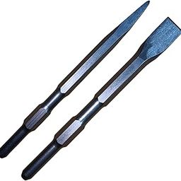 Pioneer Abrasive 17 x 280 SDS-Plus Chisel Set – Flat & Pointed Combo for Concrete Demolition (2 Pcs.)-image-66