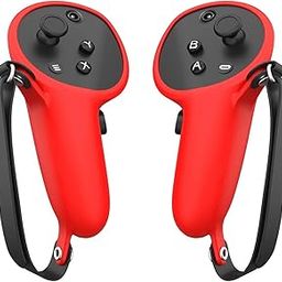 CALANDIS™ Controller Protective Cover Soft Silicone Anti Shock for pro Red | PC & Console VR Headsets | Virtual Reality-26