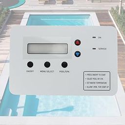 Fetuero 472734 Heat Pump Keypad Switch Membrane More Waterproof More Sunscreen Compatible with Ultratemp Pool and Spa Heat Pump Replacement 473425 473693-15