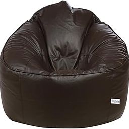 Sattva Mudha Sofa Bean Bag XXXL Cover Without Beans - Brown-picture-18