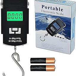 Digital Hanging Weighing Scale with LCD Display | Portable Electronic Luggage/Fish/Parcel Weight Machine | 50 Kg Capacity with Hook For Multi-Purpose Use.-image-41