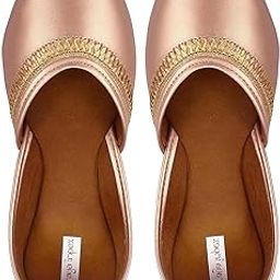 Ethnic Shoes Traditional Mojari Punjabi Jutti || Rose Gold-image-89