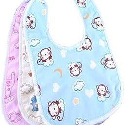 ikis Baby Bibs Apron for Baby boy and Girl Assorted- Pack of 3-image-7