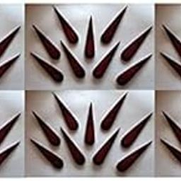 PMW - Maroon Bindi Pack of 12, Traditional Sindoor, for Classical Dance, Assorted Sizes-image-12