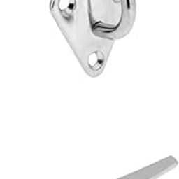VELURA Marine Stainless Steel 5" Hollow Base Boat Cleat + 6mm Diamond Pad Eye Plate|1 Piece Guitar Capo|Deck & Cabin Hardware| Parts & Accessories-image-34