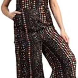 brinns Women Printed V-Neck Midi Jumpuit(Polypt-20)-picture-32