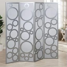 Australian Handicraft Wooden Partition/Room Divider/Office Partition/Foldable Partition/Panel 4 / Screen Separator/Size - 20x72 (Inch) (Grey)-image-36