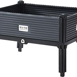 Elevate Planter Box with Legs Deck Gardening Fruits Flower Raised Garden Bed| Indoor Plant Pot | Balcony Hanging Basket | Flower Pot-image-66