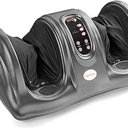 Lifelong Foot Massager Machine For Pain Relief With Kneading Function - Also Used As Leg Calf Massager - Corded Electric Foot Massage Machine For Home With Customizable Settings (LLM360), Grey-31