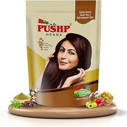 Pushp Herbal Henna Red 500gm With Amla,Brahmi,Shikakai & Bhringraj | Natural Henna for Hair | Herbal Mehandi for Hair | Mehndi Powder for Hair | Control Hair Fall and Repaire Damaged Hair | For Men and Women-image-37