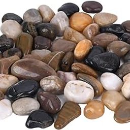 Garden Art 2kg River Stone Mix Polished Pebbles Small Size for Home Decor | Best for Home, Garden, Pot Plants, Fish Tank and Landscaping-image-77