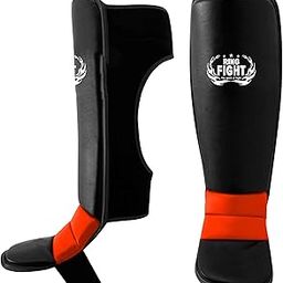 Ring Fight MMA, Boxing, Kickboxing, Muay Thai Training Shin Guards PU (L/XL)-image-36