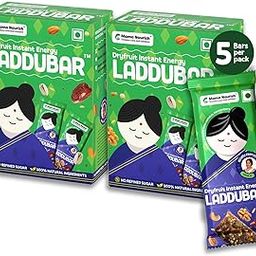 Laddubar - Dryfruit Energy Bar | Natural Energy Bars | Healthy Snack Bar | No Added Sugar & No Preservatives | Cow Ghee | Laddu bars by MamaNourish | Two Packs (10 bars) - 350 g-image-40