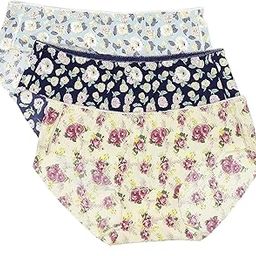 Women's Printed Multicolor Seamless Hipster Ice Silk Panty-image-7