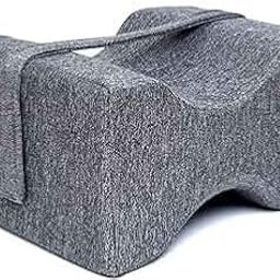 MASHUR FAB Knee Pillow, Knock Knee Corrector for Sleeping, Memory Foam Leg Pillow Wedge Cushion for Side Sleeper, Sciatica, Pregnancy, Hip Pain - Washable Cover (Knee Pillow)-image-61