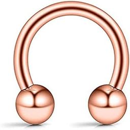 Womens Mens Alloy Metal Ear Lip Tongue Septum Nose Rings: SR/FANJEWLK21-L72-picture-11