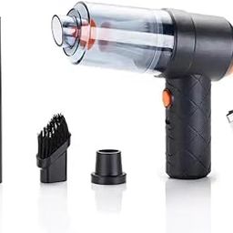 FAMOUS SHOP 3IN1 Portable Car Vacuum Cleaner with Blower, USB Rechargeable Wireless Handheld Car Vacuum Cleaner Traveling, Camping Reusable,Portable,Rechargeable-image-23
