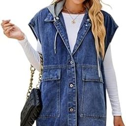 Denim Women’s Summer Sleeveless Denim Vest | Casual Buttoned Waistcoat for Layering-image-67