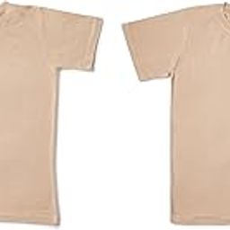 Kids 100% Cotton Modal Printed Plain Boys Tshirt Pack | Regular Fit Beige | Breathable & Super Soft Fabric | Pack of 2-picture-9