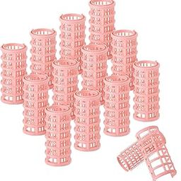 SWEETPEA�30MM Hair Rollers Plastic Snap on Curlers Roller for Hairdressing Styling for Girls & Women No Heat Wave Hair Curlers for Salon,Home Purpose Multicolor (8PCS) (2.75x1.18 Inch (X-Large))-image-20