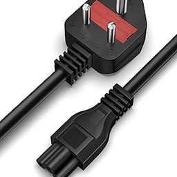 FEDUS 1.8 Meter (5.9 Feet) Long Laptop Power Cord with Protection Fuse, 2500 Watt 3 Pin IEC C5 Charger Adapter Cable Wire AC Lead for Asus/Dell/HP/Lenovo/ASUS/Acer/Samsung/Compaq & All Gaming Laptop-image-80