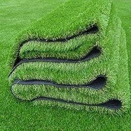 Kuber Industries High Density Artificial Grass Carpet Mat for Balcony, Lawn, Door(3.3 x 8 Feet)-CTKTC033034, Green-picture-26