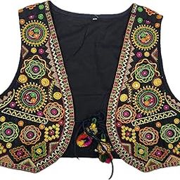 100% Cotton Embroidered Traditional Rajasthani Design Cotton Blend Jackets for Women Every Festival & Occasion-image-63
