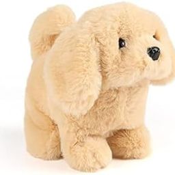 ACROWN Walking and Barking Dog Soft Toy Fantastic Puppy Battery Operated Walking Dog Run Toy Kid Education Toy Best for Children [ 1 pcs ] (Brown)-27