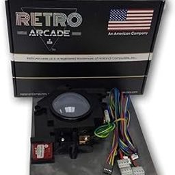3in Arcade Trackball with Interface Harness for Jamma 138-in1, 276-in1 and 352-in-1 Multigame PCBs - (Translucent White Ball)-image-75