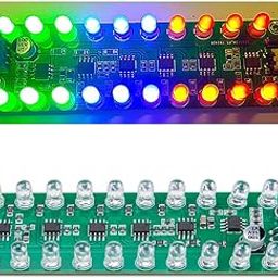 ZORZA 1Pcs LED Display Music Visualizer VU Meter Amplifier Board with Adjustable Potentiometer Voice Sound Control for Dynamic Sound Level Music Spectrum Meter Display for Sound Professionals-13