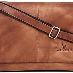 Genuine Leather Messenger Bag for Men – Office Bag with Padded Laptop Compartment (Fits up to 13.5” Laptops) – Adjustable Straps & Multiple Compartments – 1-Year Warranty-picture-32