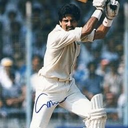 5x7 Inches Original Autographed Photo of Indian Cricketer Krishnamachari Srikkanth-image-98