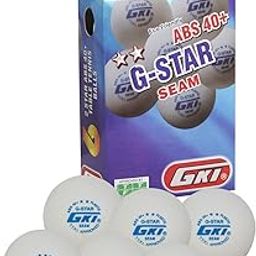 GKI G-Star ABS Plastic 40+ Table Tennis Ball, Pack of 96 (White)-27