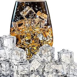 royalkart Crystal Clear Acrylic Ice Cubes – 50 Pcs Square Glass-Like Decorative Cubes for Photography Props, Kitchen Display, Fake Ice Decoration (1.6cm)-19