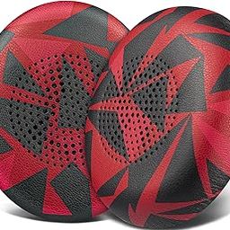 SOULWIT Earpads Replacement for Jabra Evolve2 65 (Evolve 2 65MS 65UC MS UC)/Evolve2 40 (40UC 40MS USB)/Elite 45h On-Ear Wireless Headset, Ear Pads Cushions with Softer Protein Leather - Red Storm-image-79