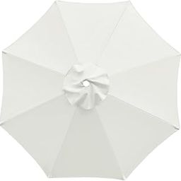 CALANDIS™ Umbrella Canopy Sturdy Portable Parasol Canopy for Balcony Outdoor Courtyard Beige | Umbrellas | Garden Structures & Shade | Yard, Garden & Outdoor Living-picture-26