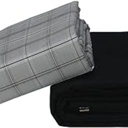 Clothing Quick Style Men's Unstitched Poly Cotton Shirt and Trouser Fabric Set - Gift Pack (Assorted color-Any color color combinations possible)-image-36