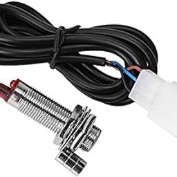 KIMISS Motorcycle Sensor Cable, Odometer Sensor Cable with 3 Magnet for Digital Speedometer Motorcycle Tachometer-31