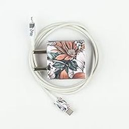 Floral Art 3 Designer Vinyl Skin Sticker wrap Decal for Apple 20 watts Charger Adapter, Apple iPhone Accessories-image-88
