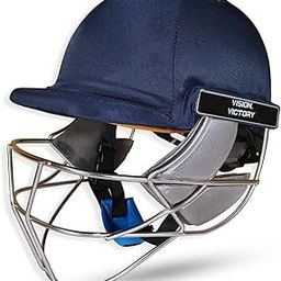 Prokick Shadow Cricket Helmet with Stainless Steel Grill | Lightweight, Comfortable Head Protection for Cricket | Head Fit Adjuster| Adjustable Straps | Comfortable Fit | Better Visibility (Navy - M)-picture-3
