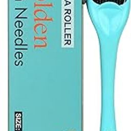 GLUN® Derma Roller For Scalp & Beard, 540 Micro Needles for Hair, Facial, Skin Face Massager, 0.50mm for Face Beauty Pack of 1-0