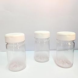 SHREE MAHA Pills Containers with White Flip Top Cap Multi-Functional - Portable Travel Pill Box, Medicine Container for Cutting Tablets, 50ml (Pack of 6)-image-19