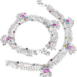 Multi Color Graceful Beads Anklet For Women & Girls-image-110