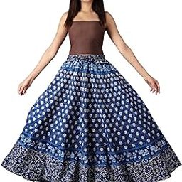 Long Printed Maxi Stylish Morden and Comfortable Skirt-image-29