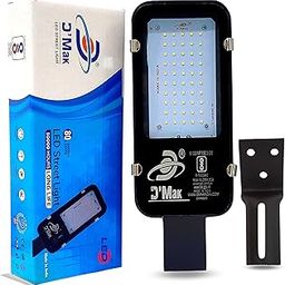 D'Mak 50-Watt LED Street Light with IP65 Waterproofing, Rustproof, Energy Saving & Durable Flood Light for Outdoor & Industrial Use, Aluminum Body Cool White 50-Watt LED Light Pack of 1-20