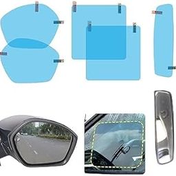 10H2 Anti-Fog Film For Car Mirror | Side Mirror Rain Guard | Rearview Film Mirror- Car Accessories | Cars Mirror Sticker | Enhance Visibility & Safety | Tata Punch Tiago Harrier Safari Nexon Curvv-image-9