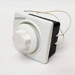 SEER Electric Cooler Speed Control Switch, 2000 Watt, Rotary Type Regulator, White (2000 WATT REGULATOR)-28