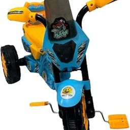 Smiley Toys KTM Harley Bullet BikeTrike Cycle Backrest and Comfortable Seat Ride-on Bike Pedal Bike Tricycle Big Wheels with Musical Horn Lights for Kids Girl & Boy 2-5 Years.-image-6