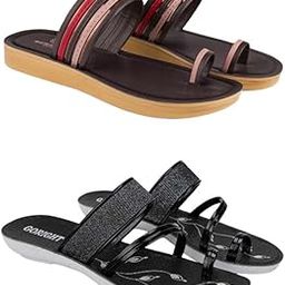 Extra Soft Classic Casual wear with Flexibility Technology Flat Combo for Women's/Girl's(6143+1946)()-image-80